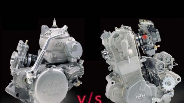 Diferencias entre un motor de 2 tiempos y un motor de 4 tiempos